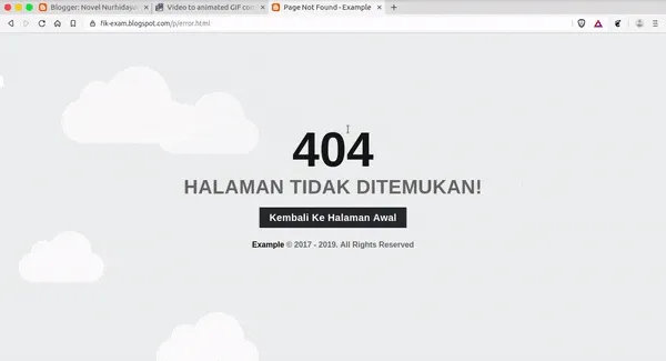 Cara Membuat Halaman Error 404 Keren di Blogger Cara Membuat Halaman Error 404 Keren di Blogger