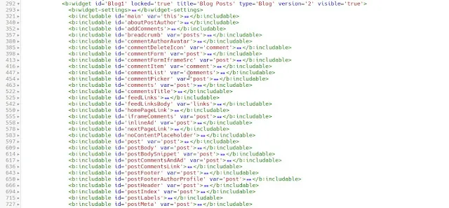 Blog Widget Blogger