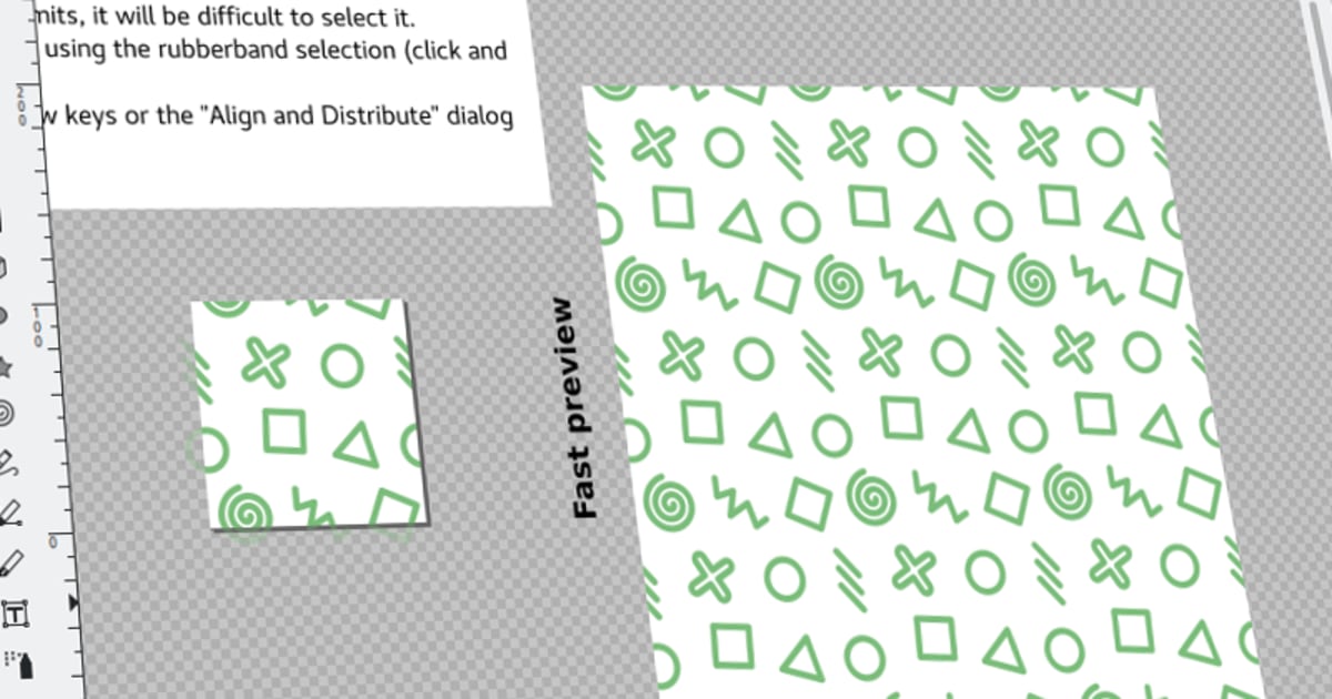 How to Create a Seamless Pattern Design With Inkscape