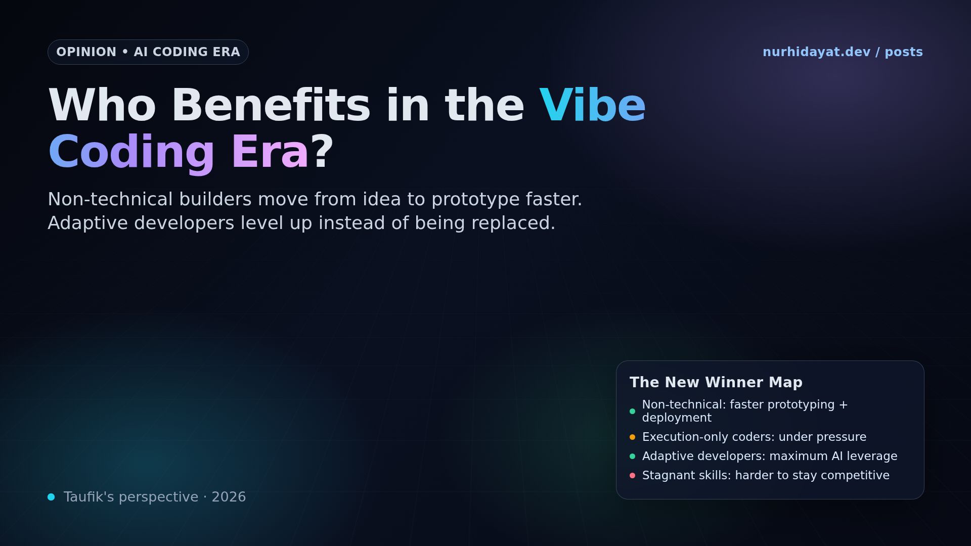 Who Benefits in the Vibe Coding Era?