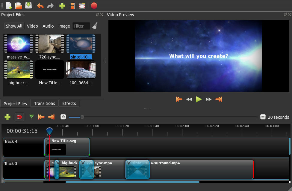 OpenShot - Best Linux Video Editing Software