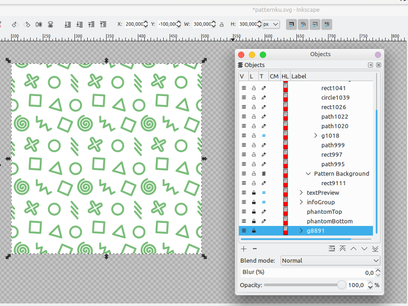 Cara Membuat Desain Seamless Pattern Dengan Inkscape