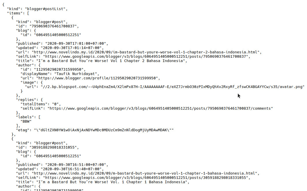 Mengenal Blogger API v3